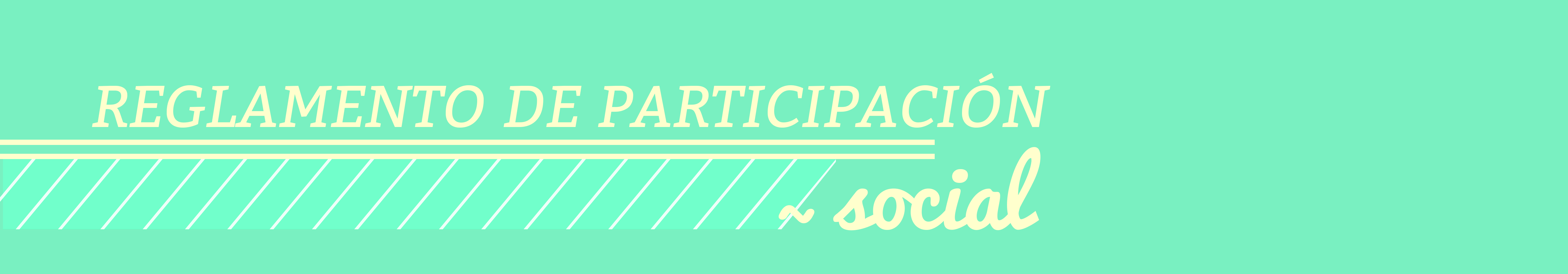 Reglamento de participación