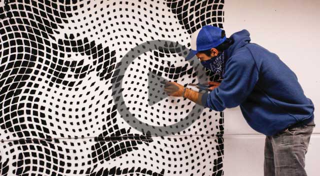 Mural Nazza Stencil