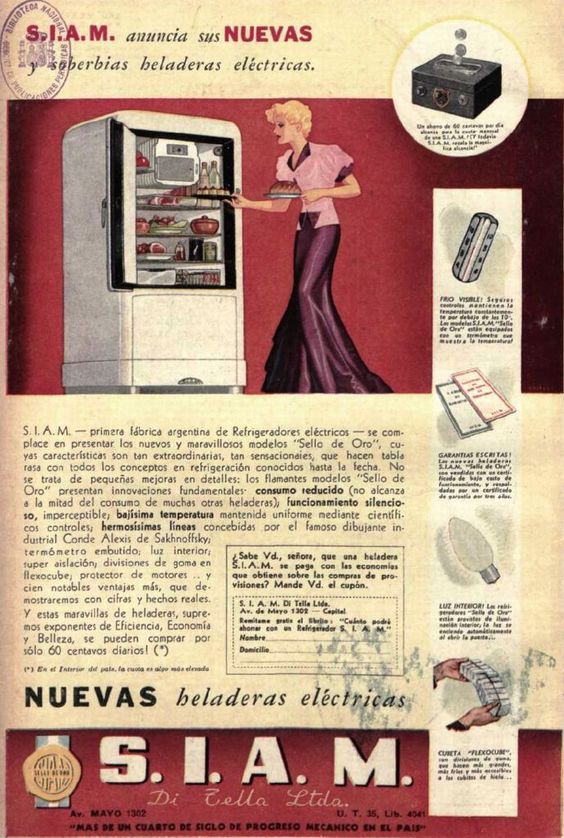 publicidad de los años 40s