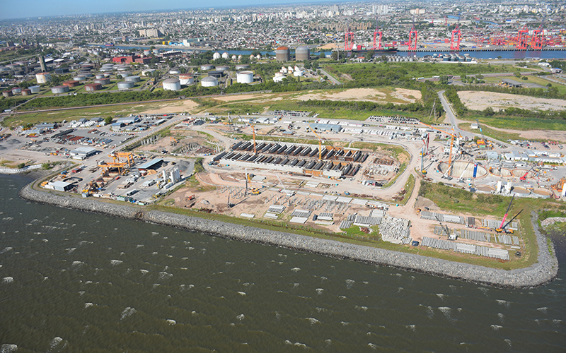 vista desde arriba del rio